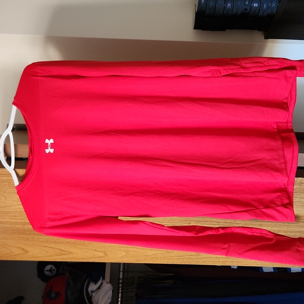 Red Under Armour Long Sleeve